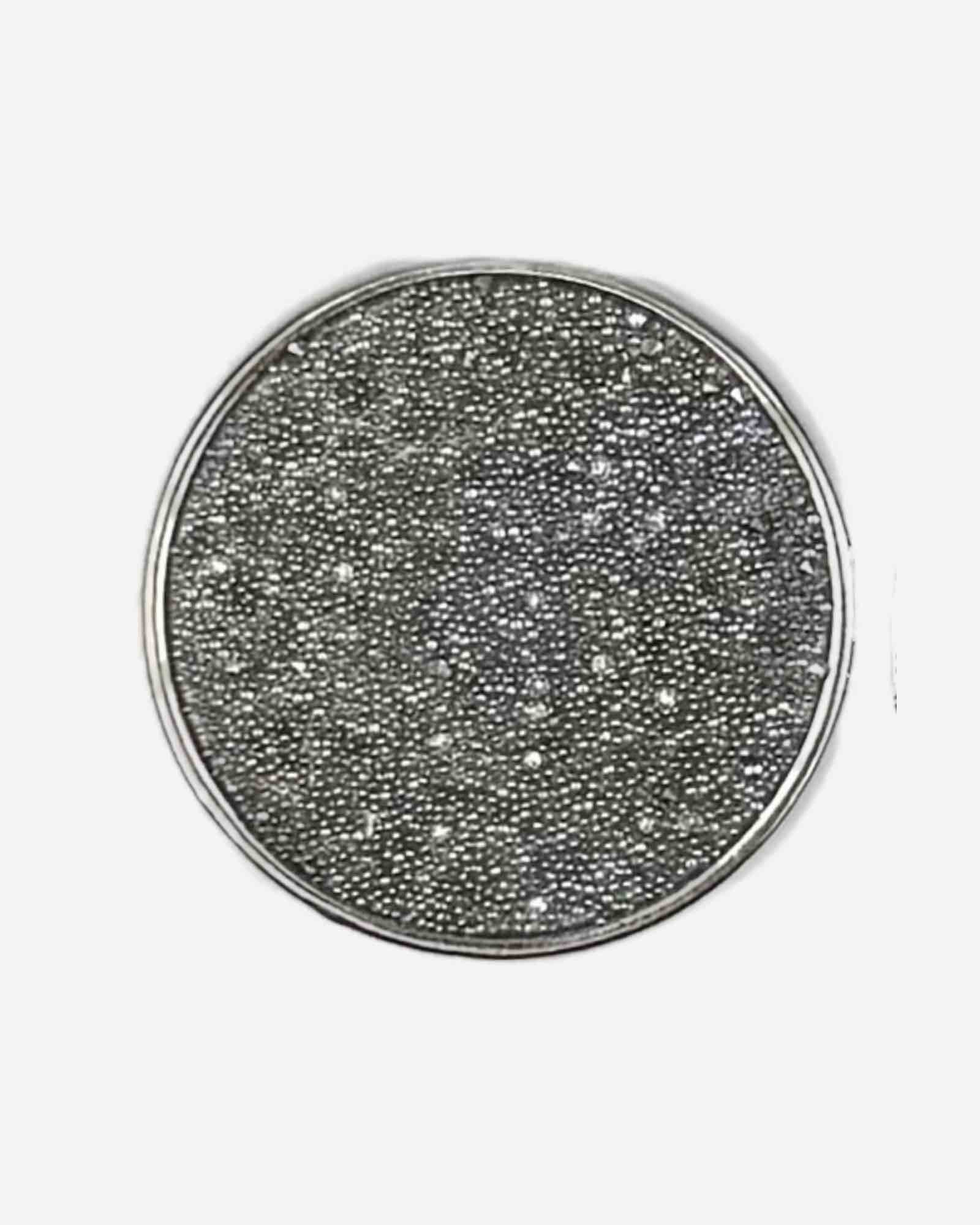 Magnet Brosche Glitzer Uni