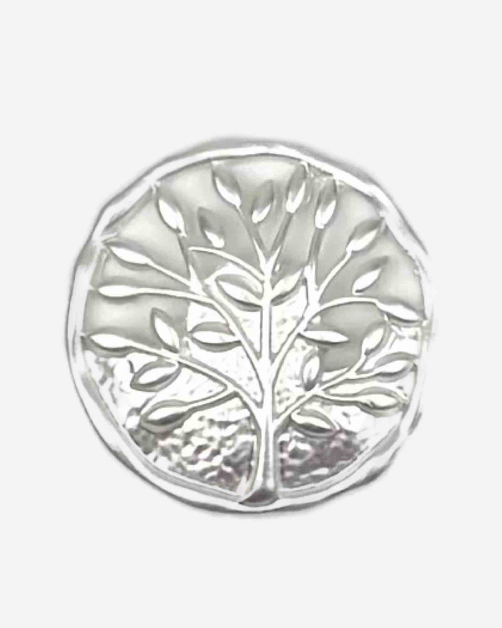Magnet Brosche Lebensbaum Weiss