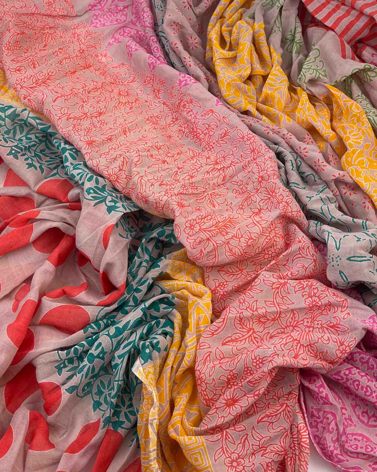Damen Baumwollschal Made in India
