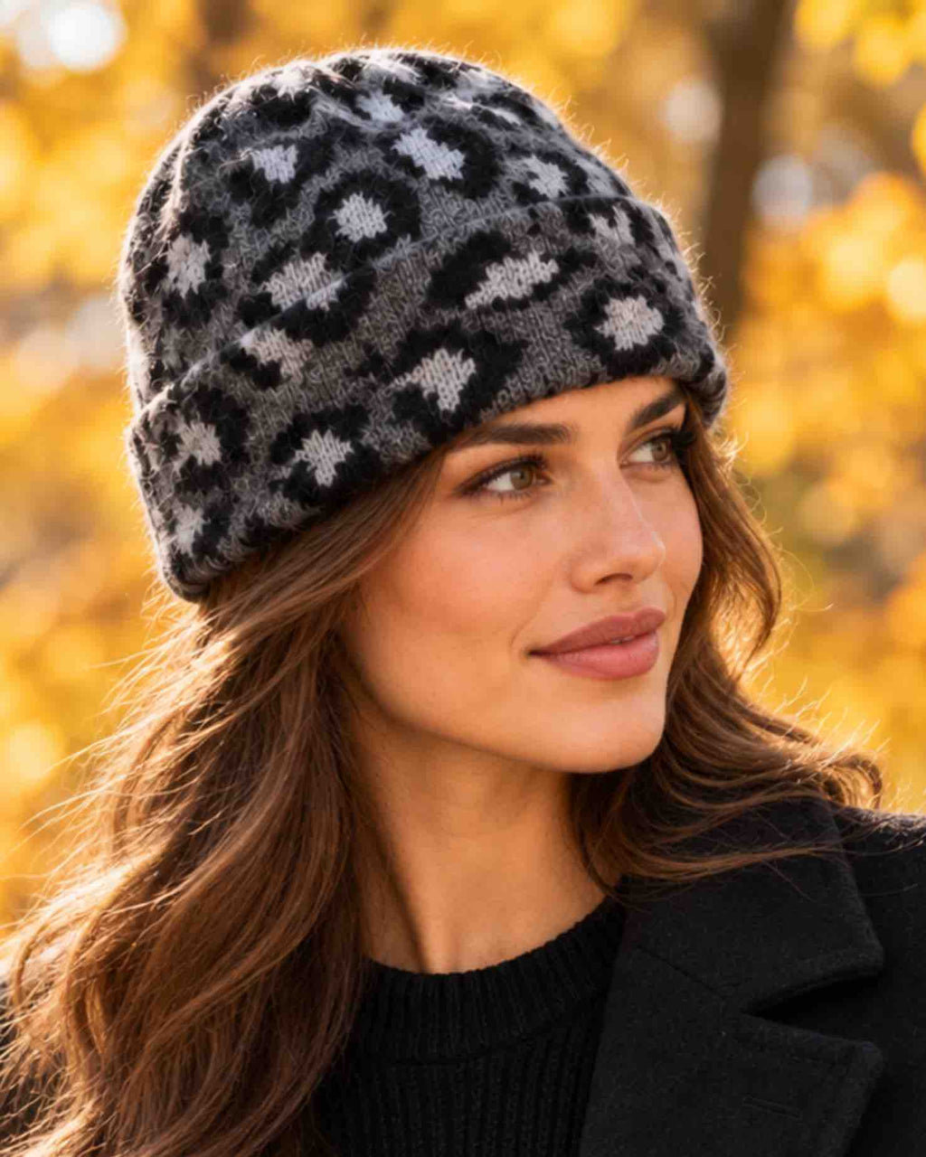 Damen Strickmütze Leo – weich & ungefüttert