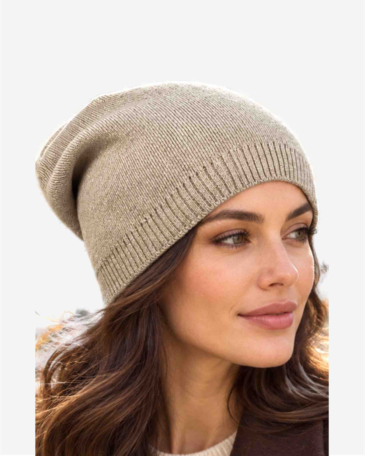 Damen Cashmere Beanie – weich & wärmend