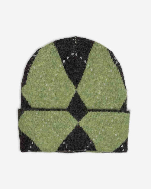 Damen Strickmütze mit Rautenmuster – weich & gemütlich