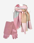 SET: Schal mit Handschuhen