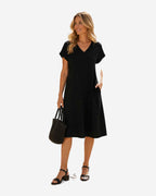 Damen Basic Freizeitkleid