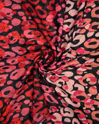 Damen Loop Schal mit Leo Print
