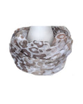 Damen Loop Schal Leo-Print