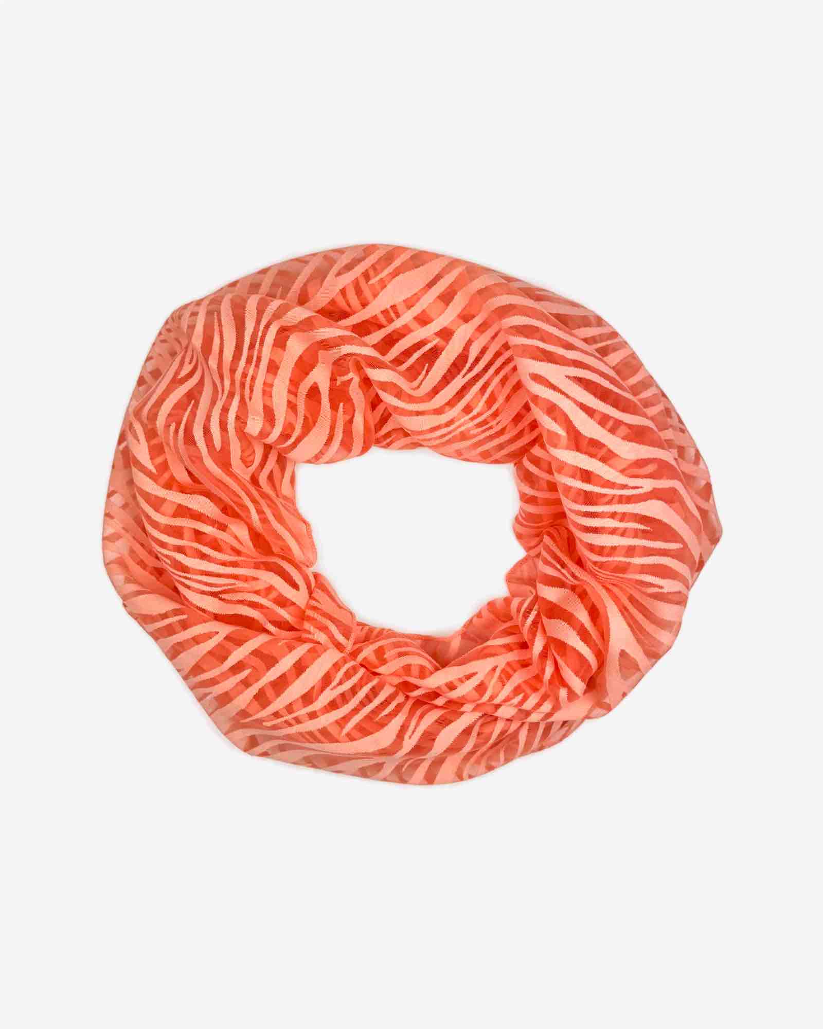 Damen Loop Schal mit Zebra-Muster