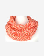 Damen Loop Schal mit Zebra-Muster