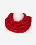 Damen Loop Schal mit Zebra-Muster
