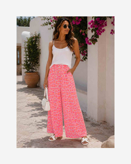 Baumwollhose Leo Pink