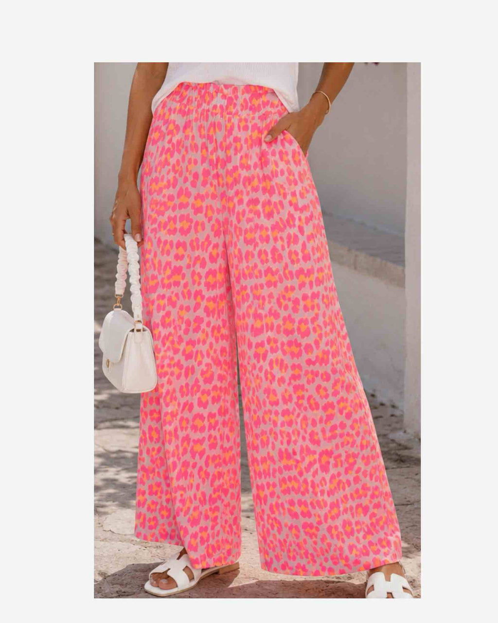 Baumwollhose Leo Pink