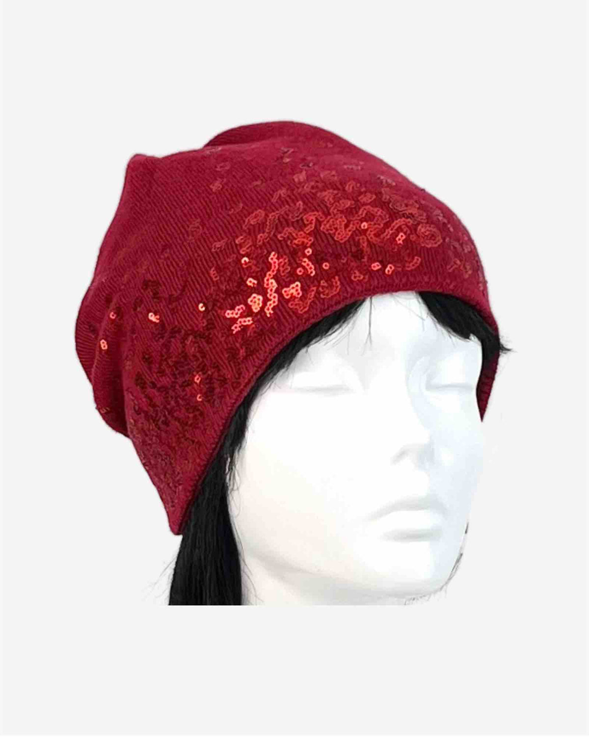 Damen Beanie mit Pailetten