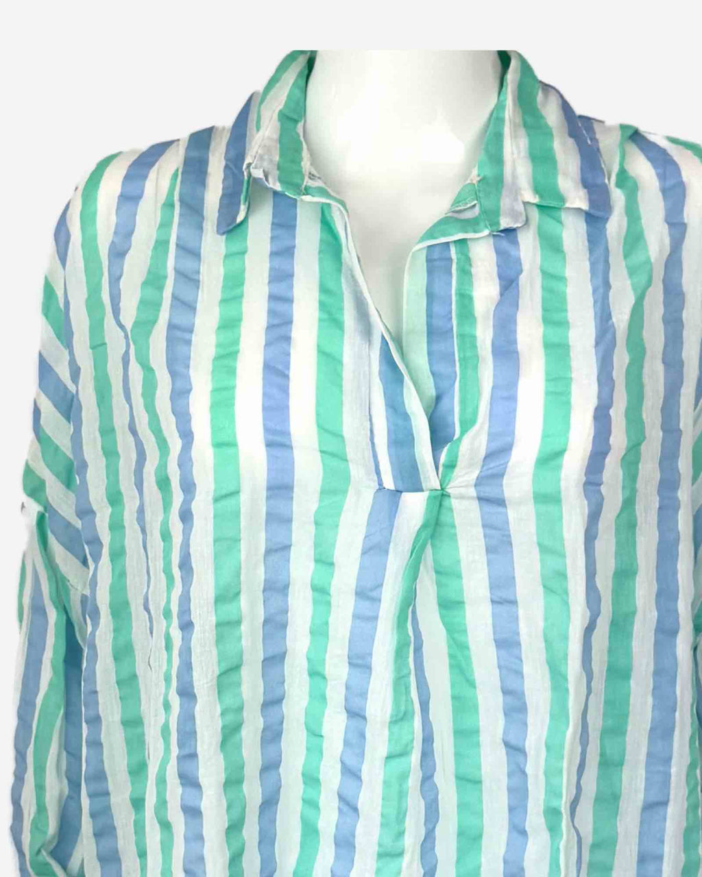 Damen Sommerbluse gestreift, Made in Italy
