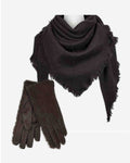 SET: Dreieckstuch mit Handschuhe