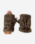 Damen Stulpen Handschuhe One Size – kuschelig weich & warm
