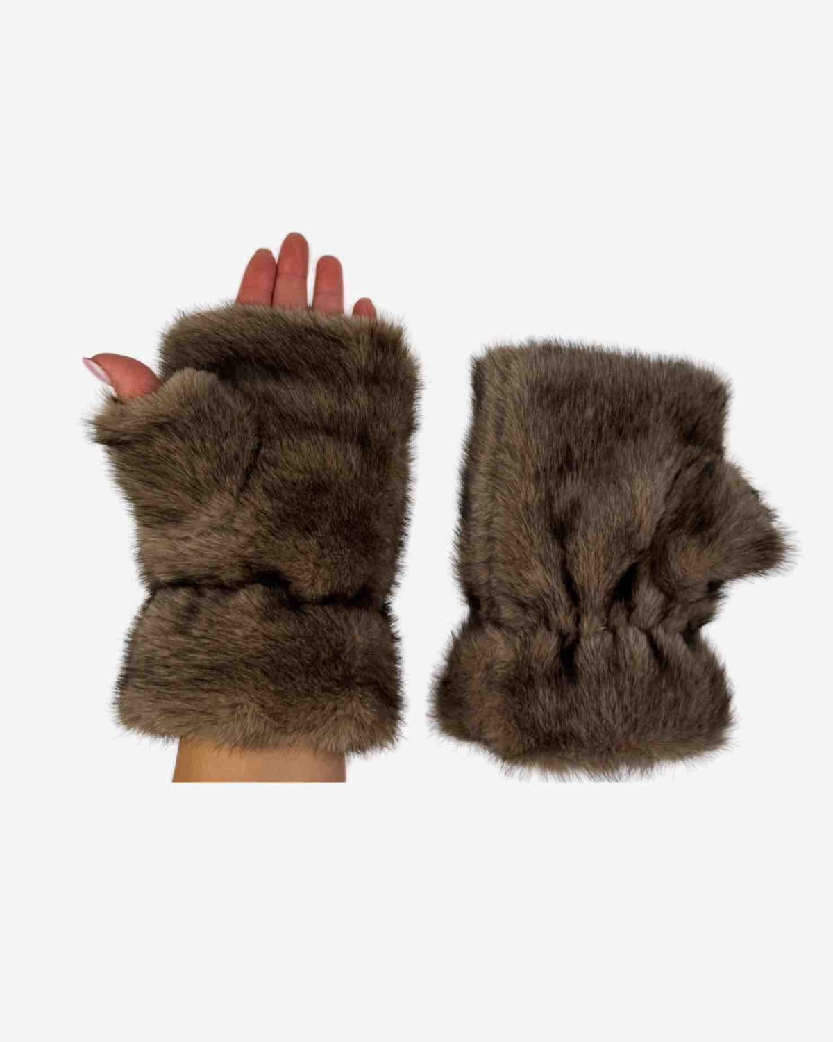 Damen Stulpen Handschuhe One Size – kuschelig weich & warm