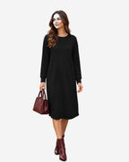 Damen Sweatkleid aus Stretch-Stoff – Made in Italy