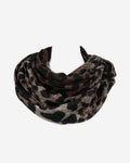 Damen Loop Schal mit Leo-Print – leicht & weich