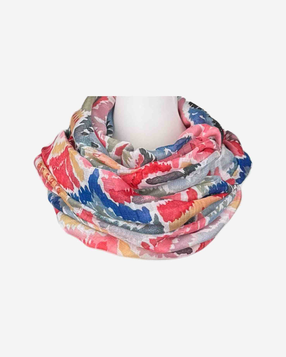 Damen Loop Schal mit Regenbogen-Muster