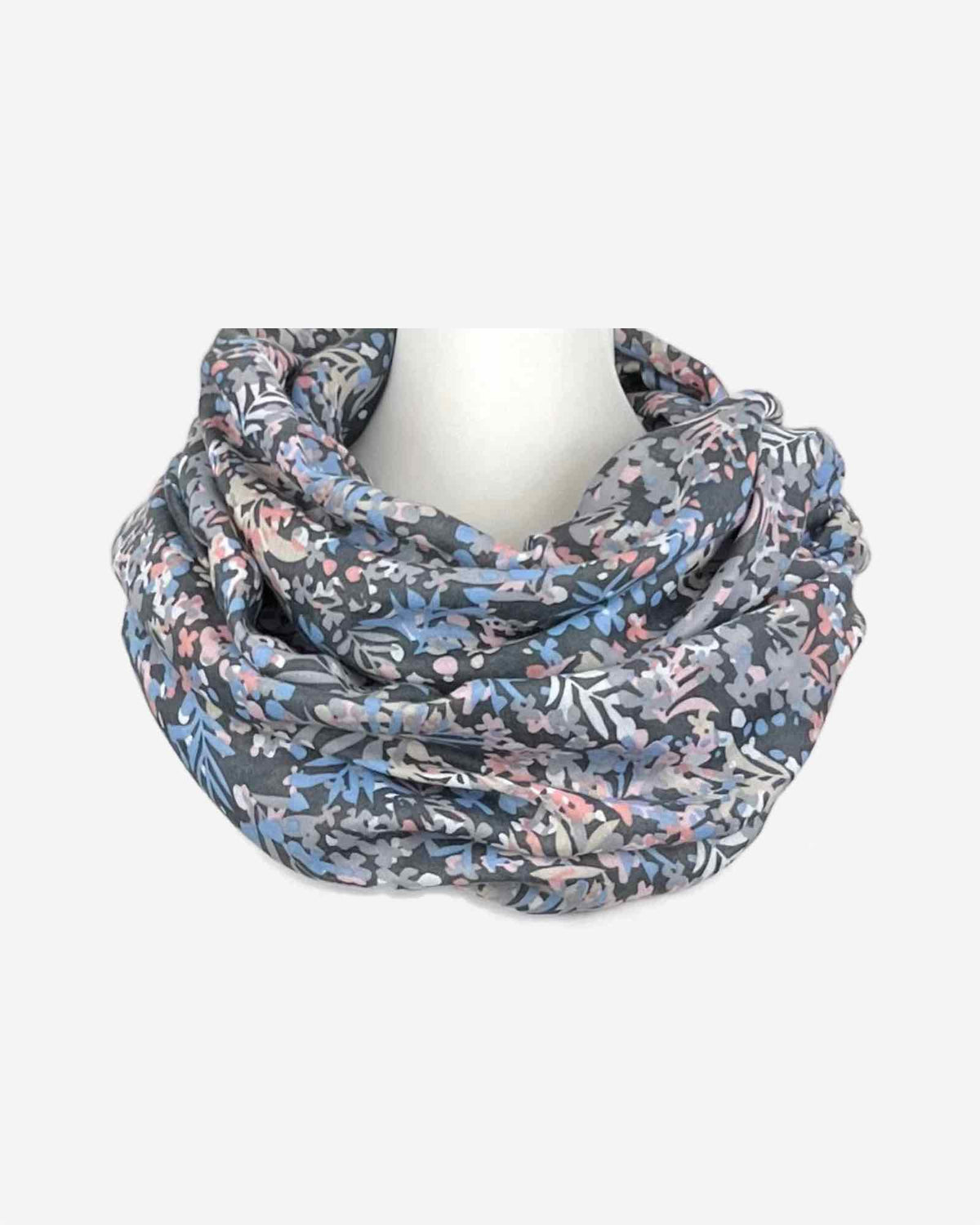 Damen Loop Schal mit floralem Muster – weich & angenehm wärmend