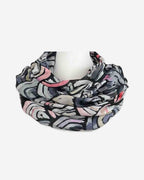 Damen Loop Schal mit Regenbogen-Muster