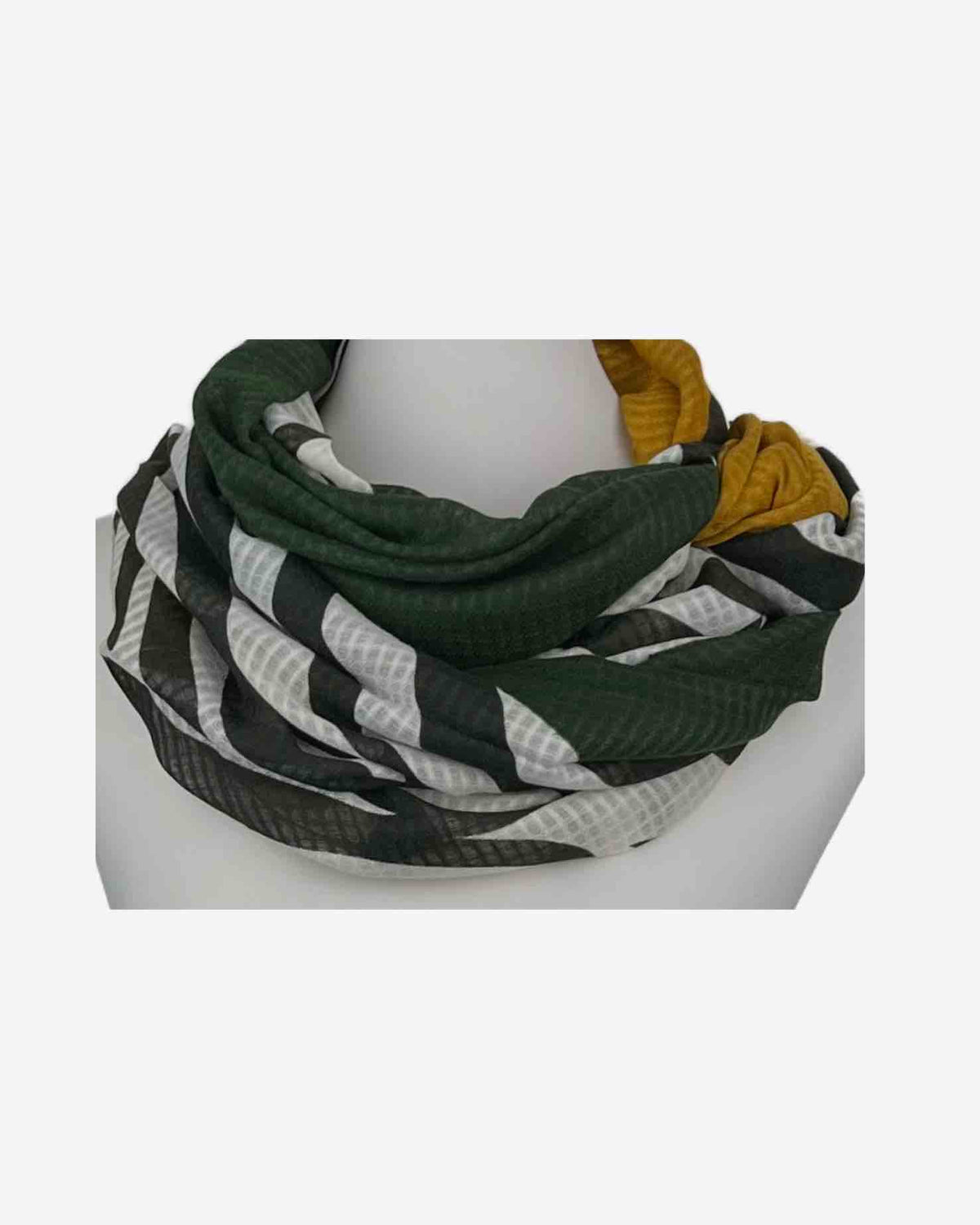 Damen Loop Schal mit ZebraMuster