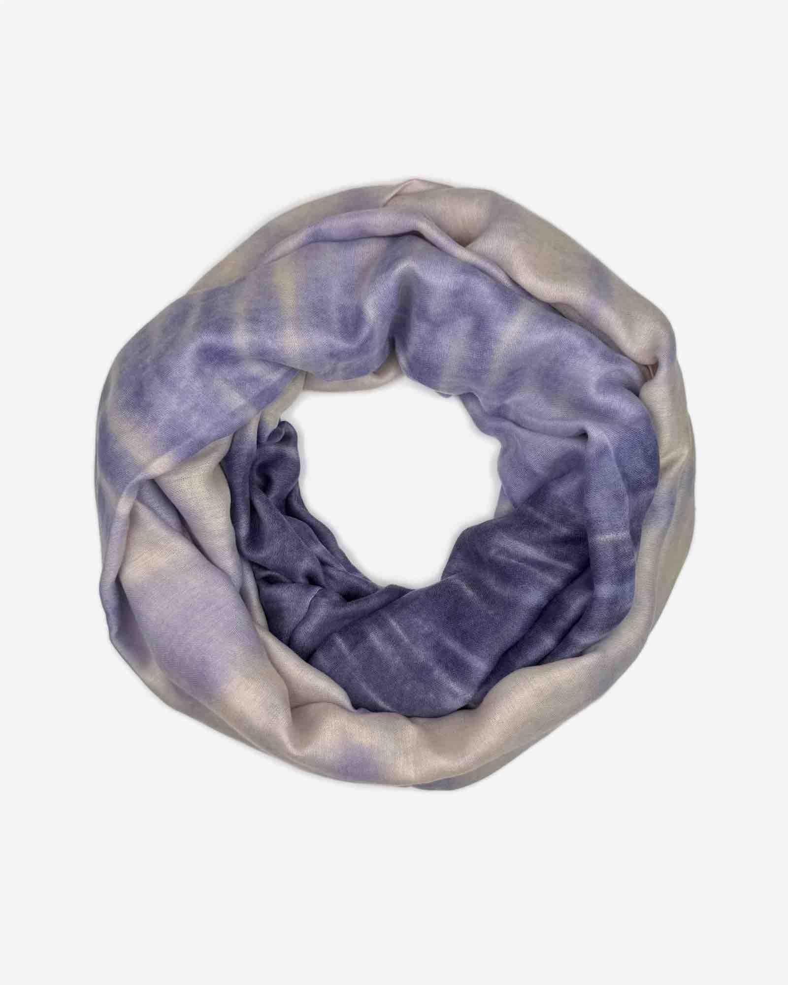 Damen Loop Schal mit Batik-Muster