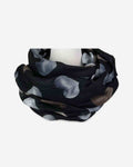 Damen Loop Schal mit Herzmuster – weich & leicht