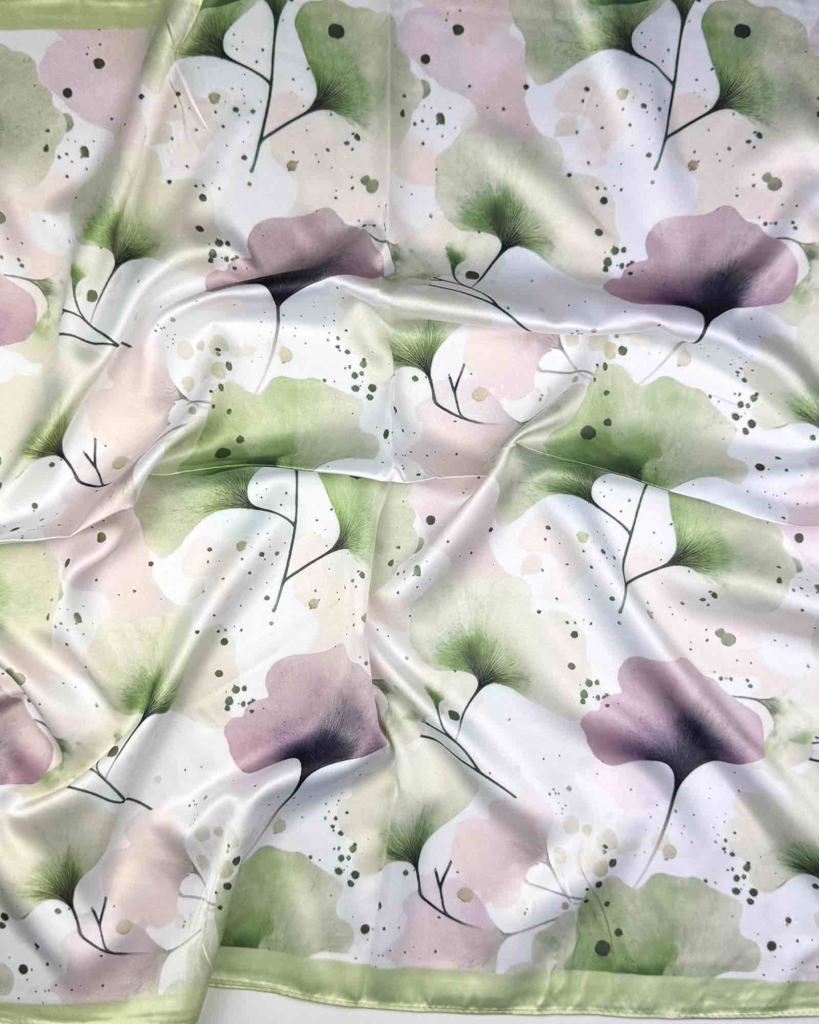 Nickituch Damen Halstuch mit Blumenmuster