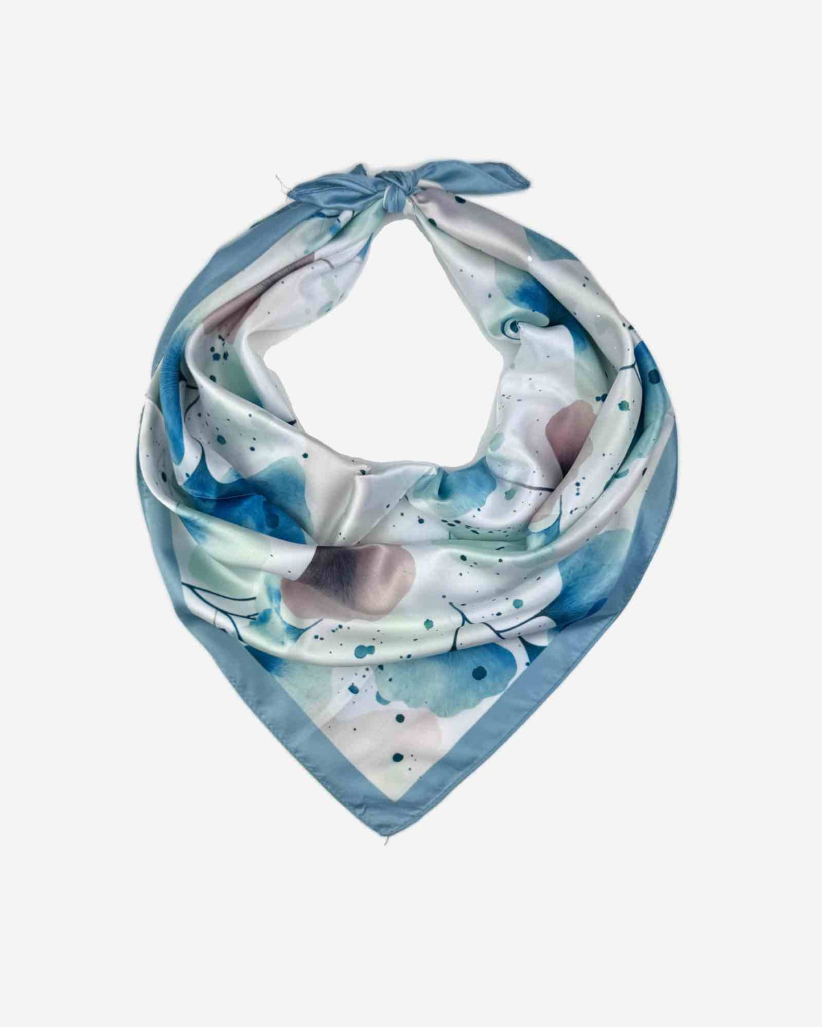 Nickituch Damen Halstuch mit Blumenmuster