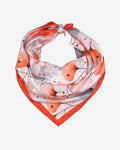 Nickituch Damen Halstuch mit Blumenmuster