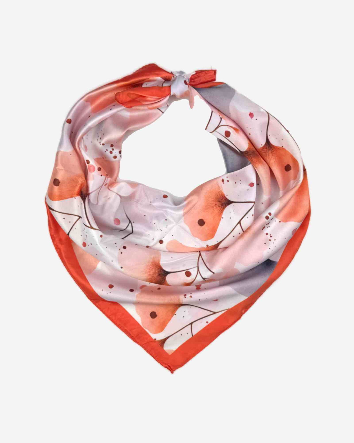 Nickituch Damen Halstuch mit Blumenmuster