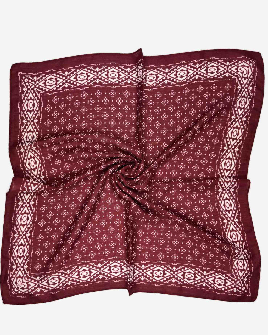 Nickituch mit geometrischem Muster – 100% Viskose
