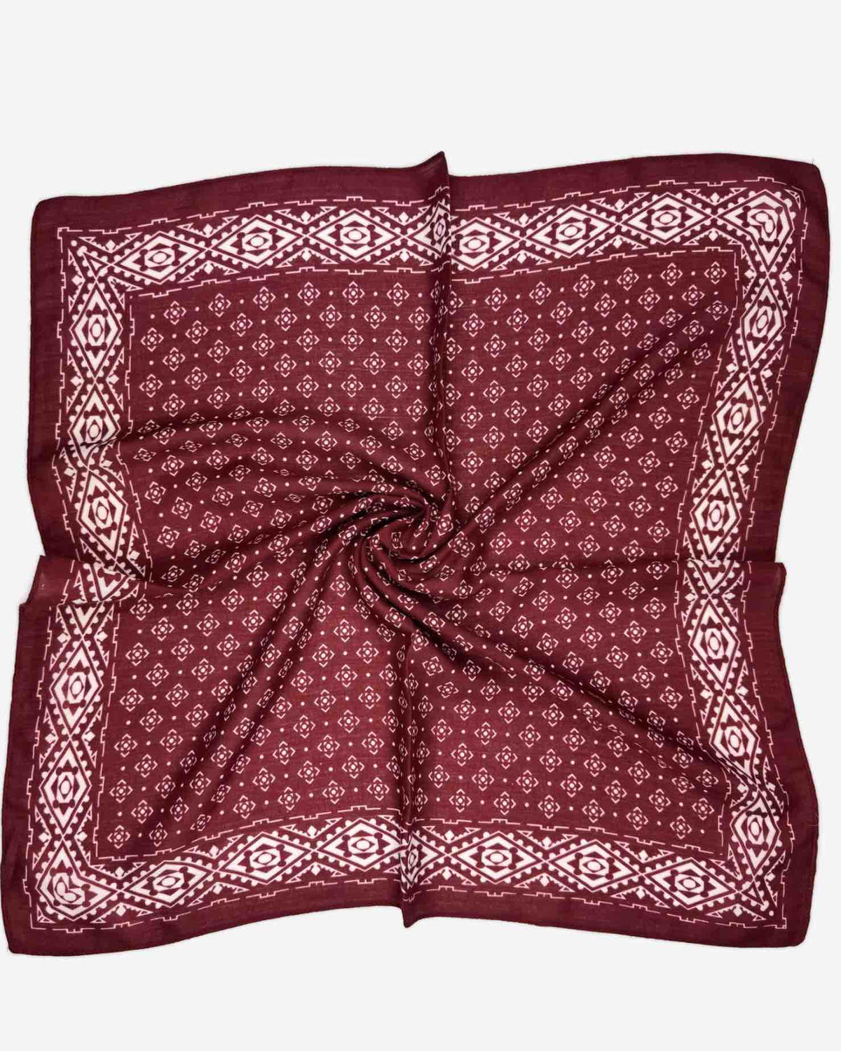 Nickituch mit geometrischem Muster – 100% Viskose