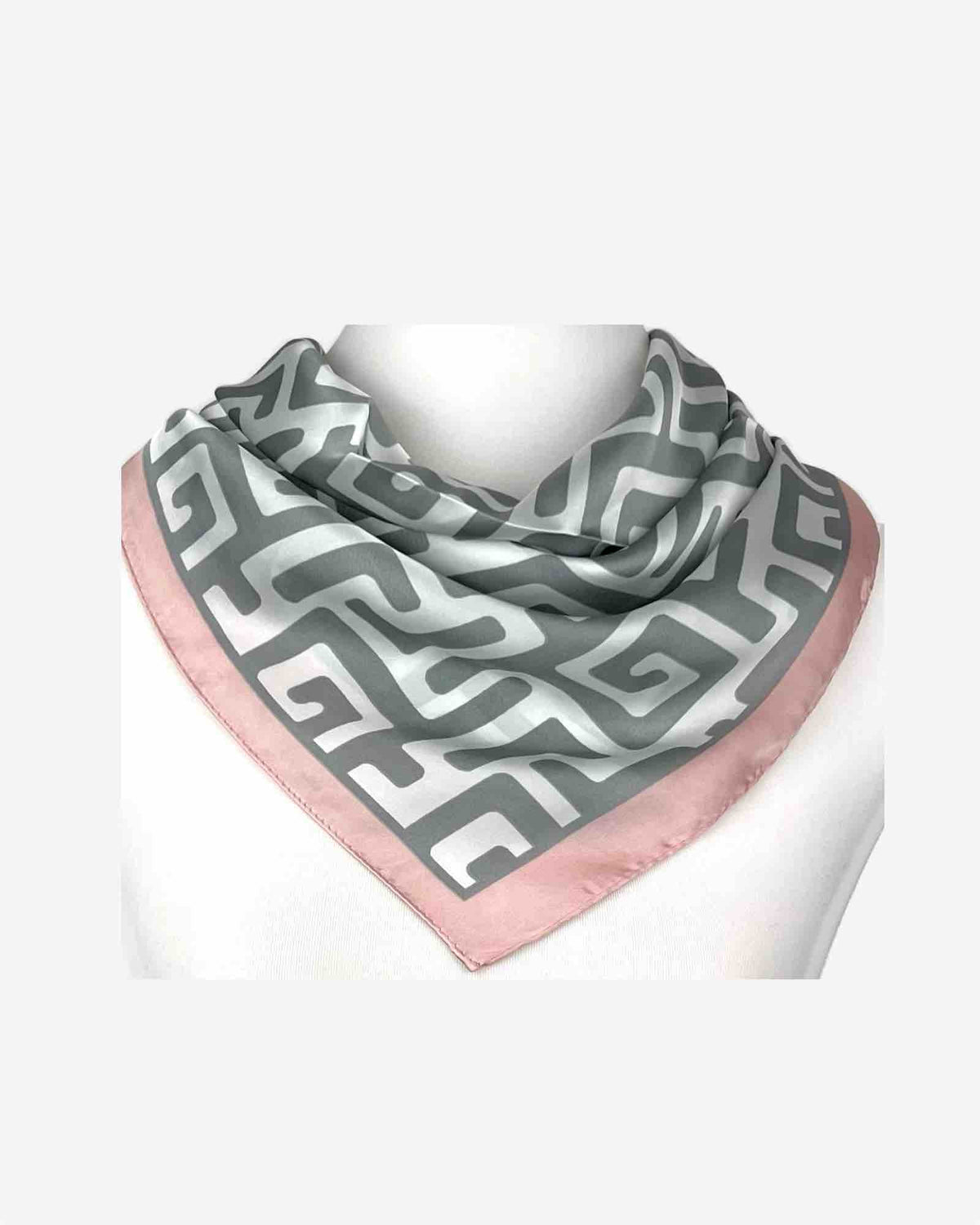 Nickituch mit geometrischem Muster - Labirint