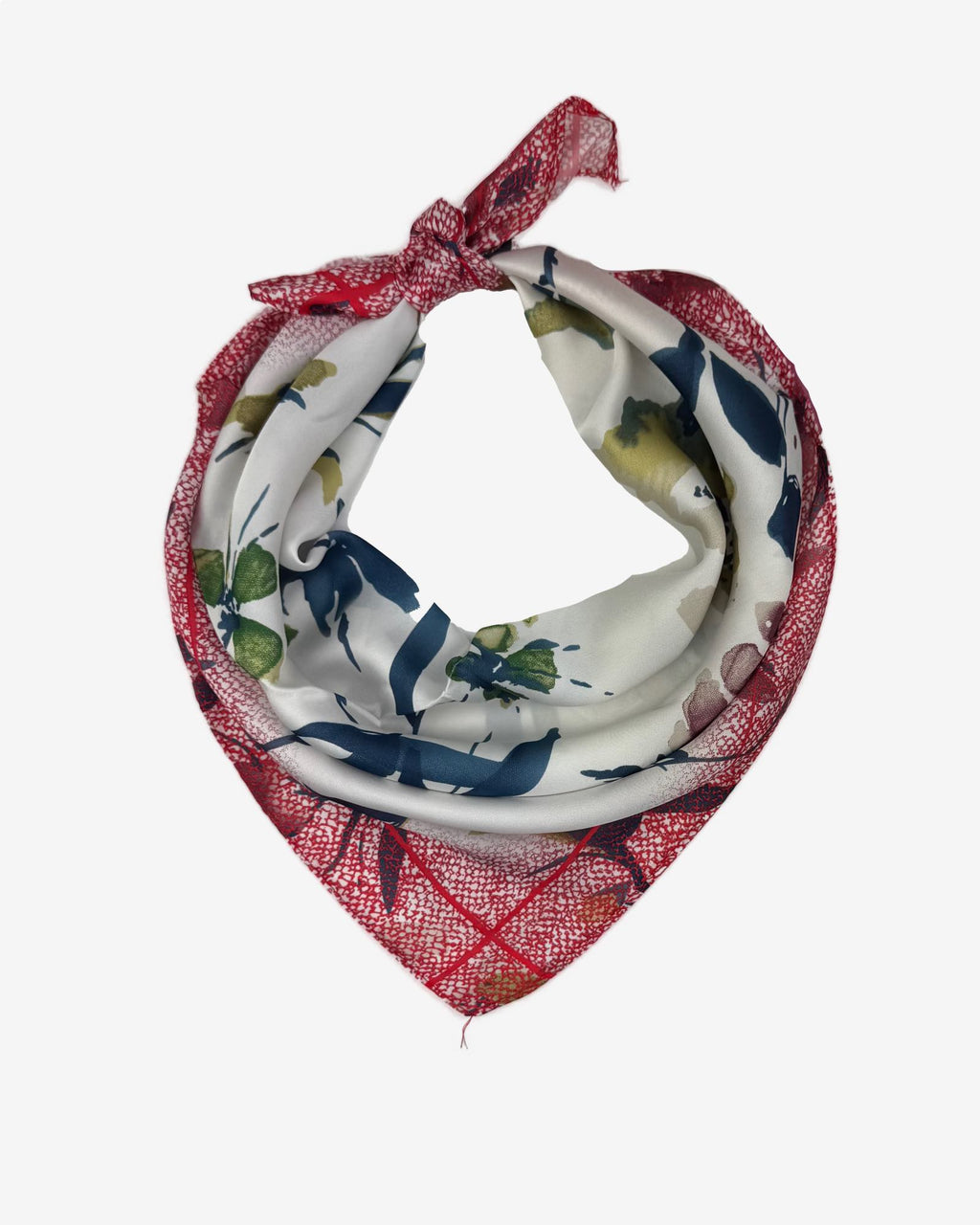 Damen Nickituch mit Blüten-Muster