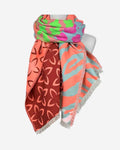 Warmer Damen Schal mit Muster Mix – weich & kuschelig