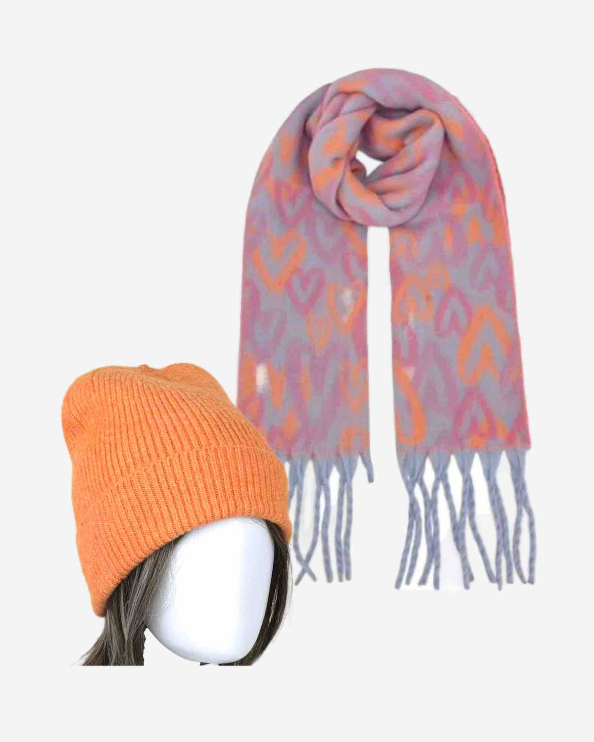 SET: Schal mit Mütze