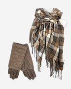 Set: Schal mit Handschuhe