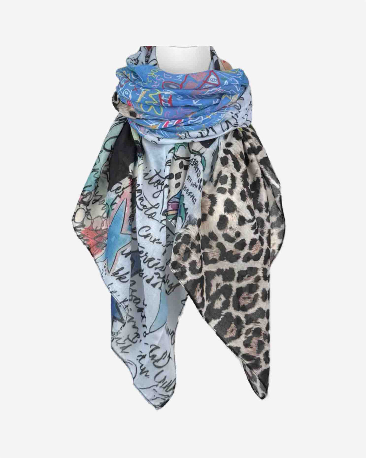 Damen Schal mit Kunstprint