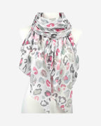 Leichter Damen Schal mit Leo-Print
