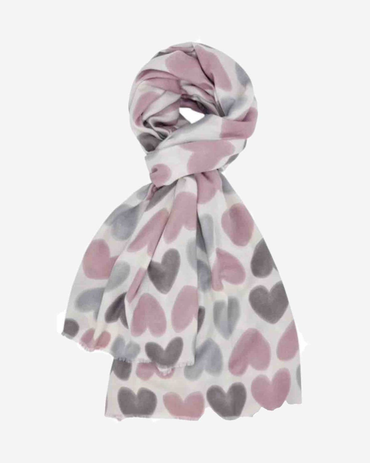 Damen warme Schal mit Herz Muster