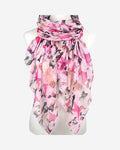 Damen Schal mit Hunde-Muster & Seidenanteil