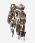 Warmer Schal mit Karo Muster