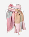 Damen Schal mit Karo-Muster – warm & weich