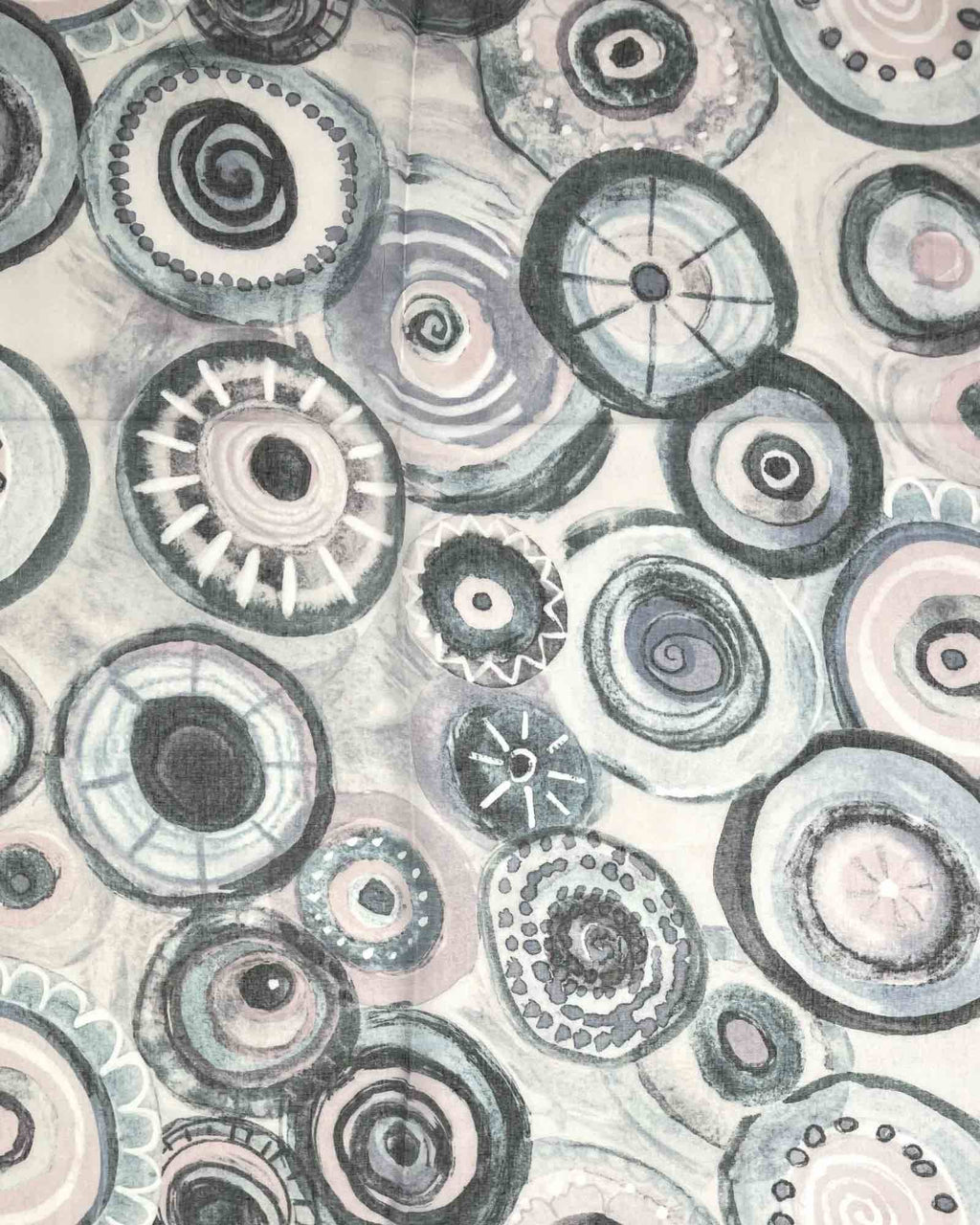 Leichter Damen Schal mit Mandala-Muster