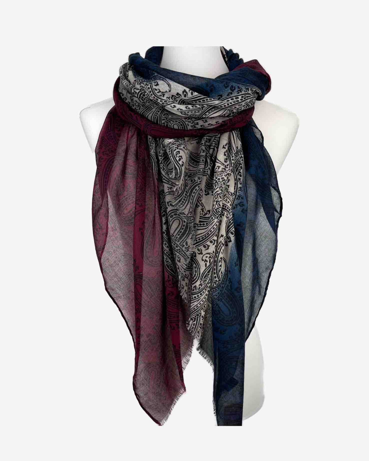 Damen Schal mit Paisley Muster