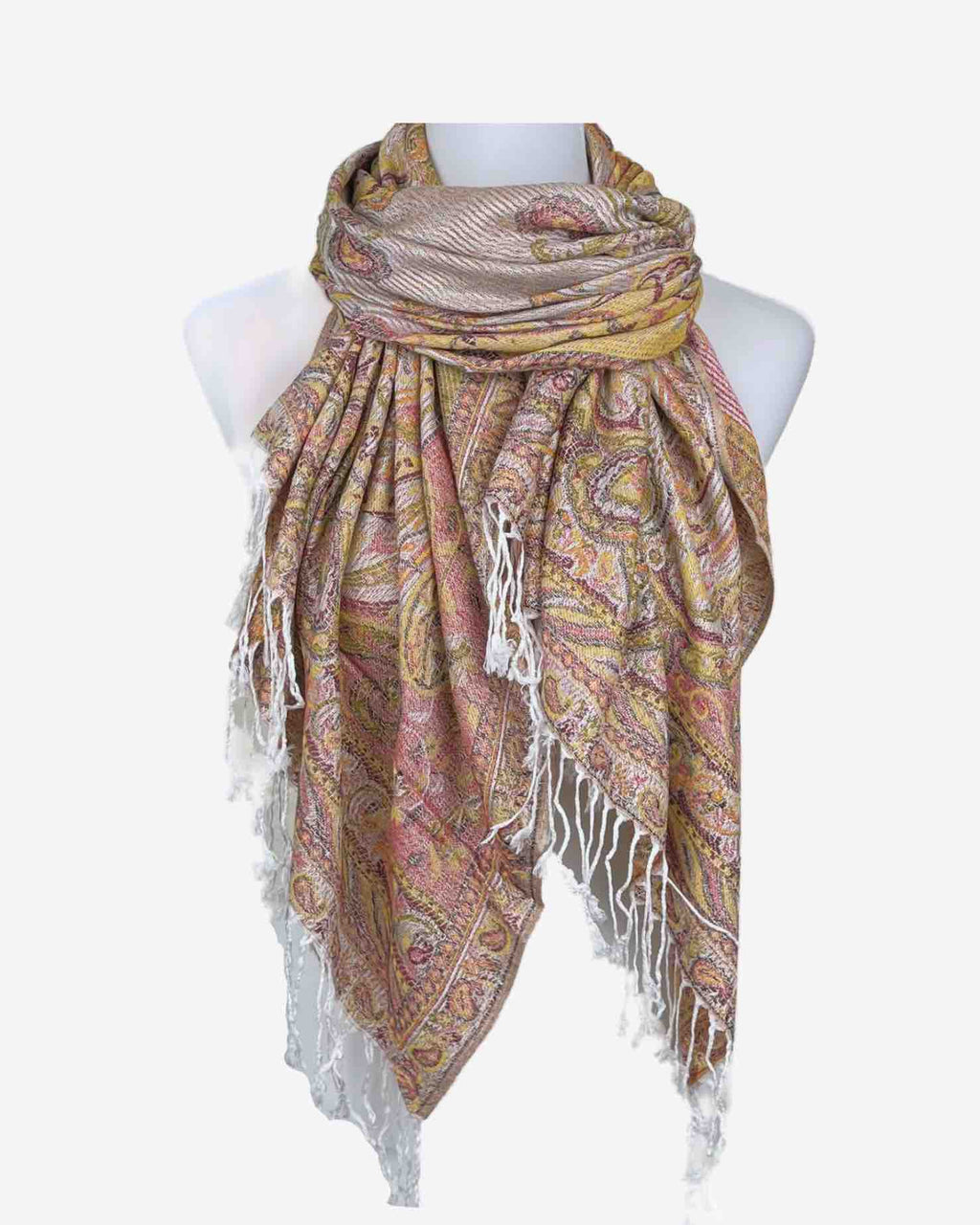 Damen Pashmina Schal mit Paisley Muster