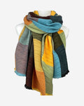 Damen Schal mit Karo-Muster – warm & weich