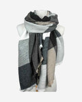 Damen Schal mit Karo-Muster – warm & weich